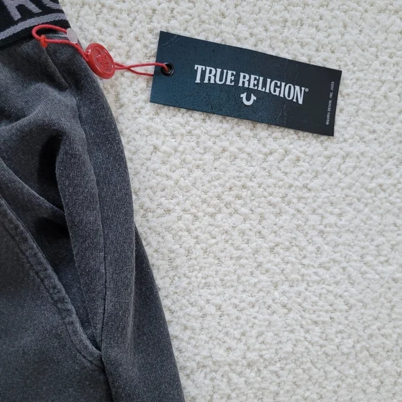 True Religion Men's Charcoal Thermal Pant NWT - Picture 4 of 8